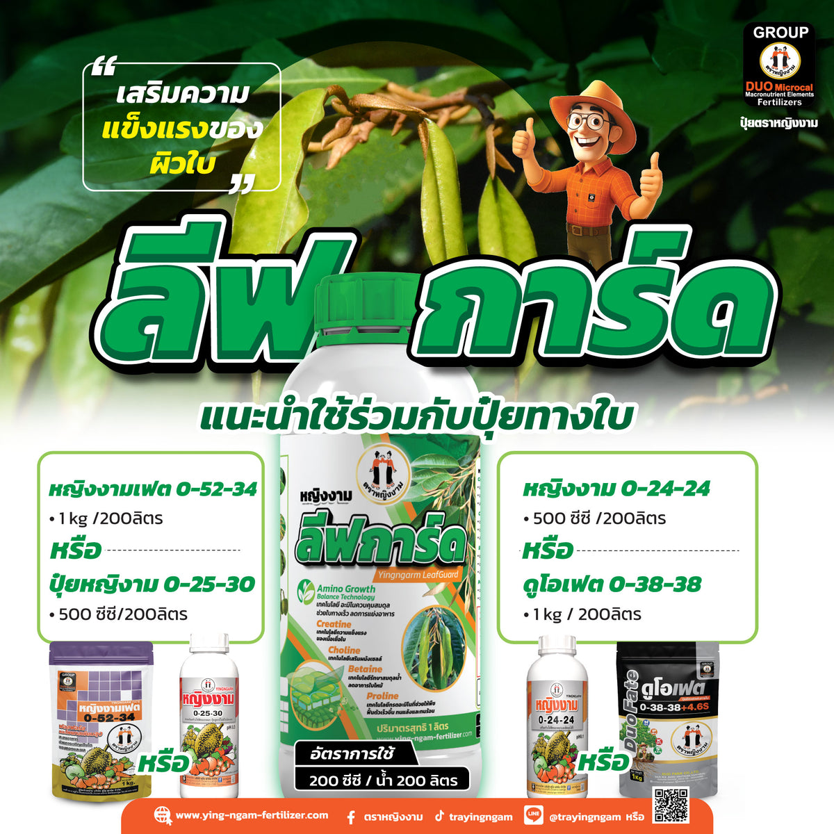 หญิงงามลีฟการ์ด 1 ลิตร